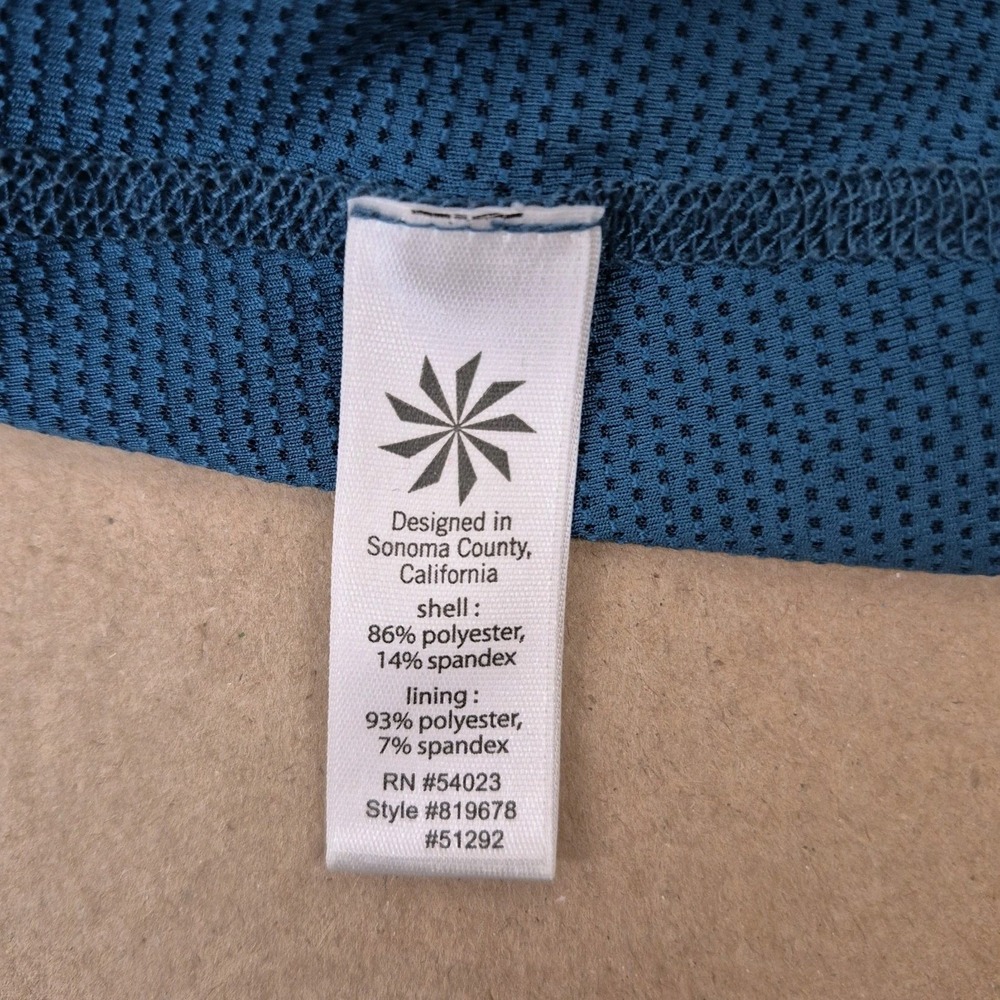 Athleta Swift Athletic Skort Skirt Womens 6 Teal White Floral Y2K Sporty - Picture 5 of 8